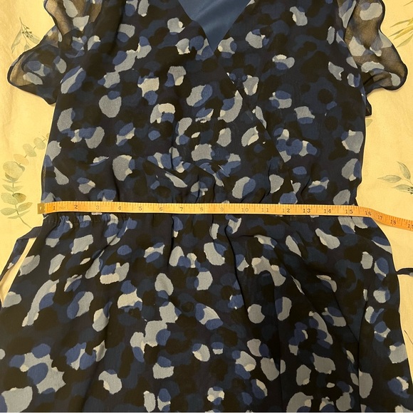 Armani Exchange Blue Spotted Dress - Picture 5 of 12